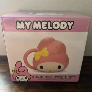 NEW! 3D My Melody (Hello Kitty & Friends) Sanrio Sculpted Ceramic Mug